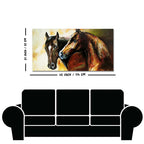 Premium Wall Painting of A Pair of Horses