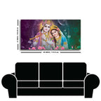 Colorful Wall Painting of Lord Radha Krishna