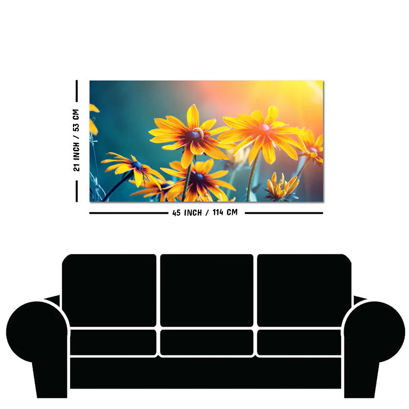 Beautiful Wall Painting of Mexican Sunflower