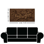 3D Seven Horses Running Premium Wall Painting