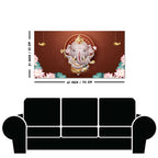 Devotional Lord Ganesha Canvas Wall Painting