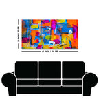 Colorful Abstract Art Premium Canvas Wall Painting