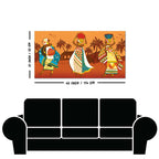 Premium Canvas Wall Painting of African Lady Dancing
