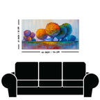 Premium Canvas Wall Painting of Beautiful Colorful Trees