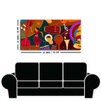 Dance & Music Instruments Premium Canvas Wall Painting