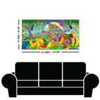 Premium Canvas Wall Painting of Lord Radha and Krishna