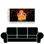 Lord Ganesha Sculpture Canvas Wall Painting