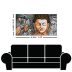 God Buddha Meditating Large Wall Painting