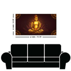 Devotional Buddha Meditating Canvas Wall Painting