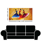 African Warli Art Canvas Wall Painting