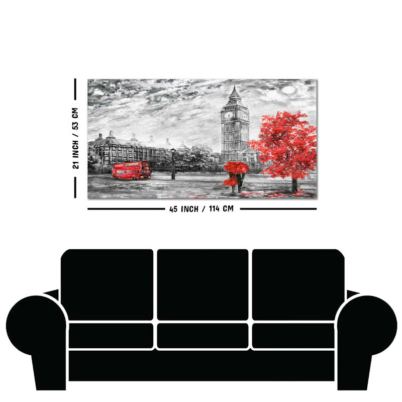 Beautiful City View of London Canvas Wall Painting