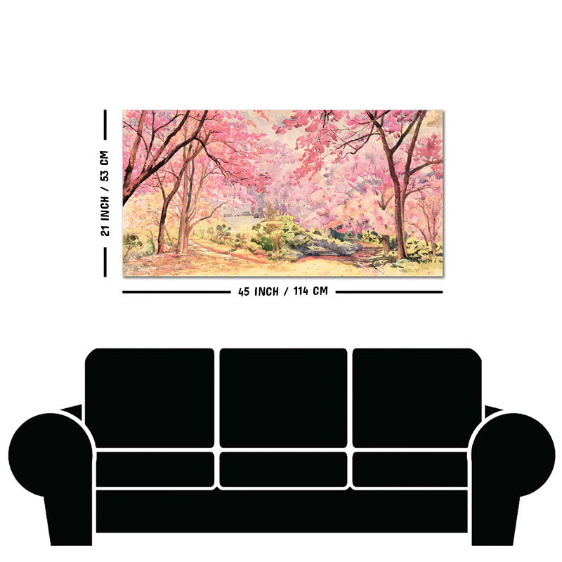 Cherry Blossom Tree Premium Wall Painting