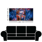 Head of Lord Gautam Buddha Wall Painting