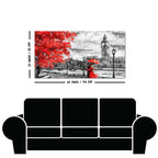 Couple in London Premium Wall Painting