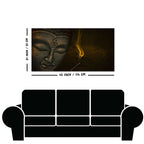 Premium Wall Painting of Peaceful Lord Buddha Sculpture