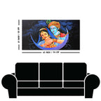 God Radha Krishna Canvas Wall Painting