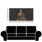 Lord Gautam Buddha Meditating Wall Painting