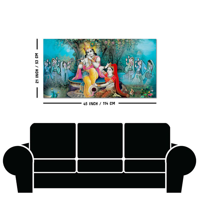 Hindu Lord Radha kishana Wall Painting
