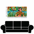 Traditional Women Canvas Wall Painting