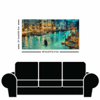 Venice City at Night Canvas Wall Painting