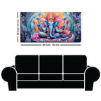 Lord Ganesh Decorative Artistic Canvas Wall Painting