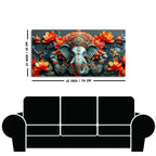 Lord Ganesha the Hindu God of Wisdom Canvas Wall Painting