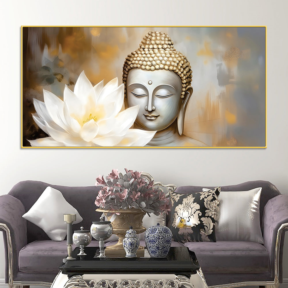 Luxury Buddha Painting for Modern Home Decor