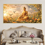 Buddha Wall Painting Decor for Calm Living Spaces