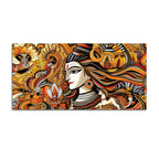 Premium Spiritual Lord Shiva Painting for Modern Home Walls