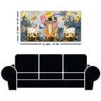 Shrinathji Krishna Pichwai Art Canvas Wall Painting