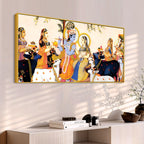Spiritual Radha Krishna Traditional Pichwai Wall Painting
