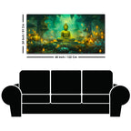 Modern Buddha Canvas Wall Painting for Living Room Decor