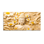 Premium Spiritual Decor Gautam Buddha Canvas Wall Painting