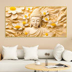 Buddha Canvas Wall Painting for Home & Office