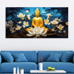 Premium Spiritual Buddha Canvas Painting for Home Decor