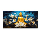 Premium Spiritual Buddha Canvas Painting for Home Decor