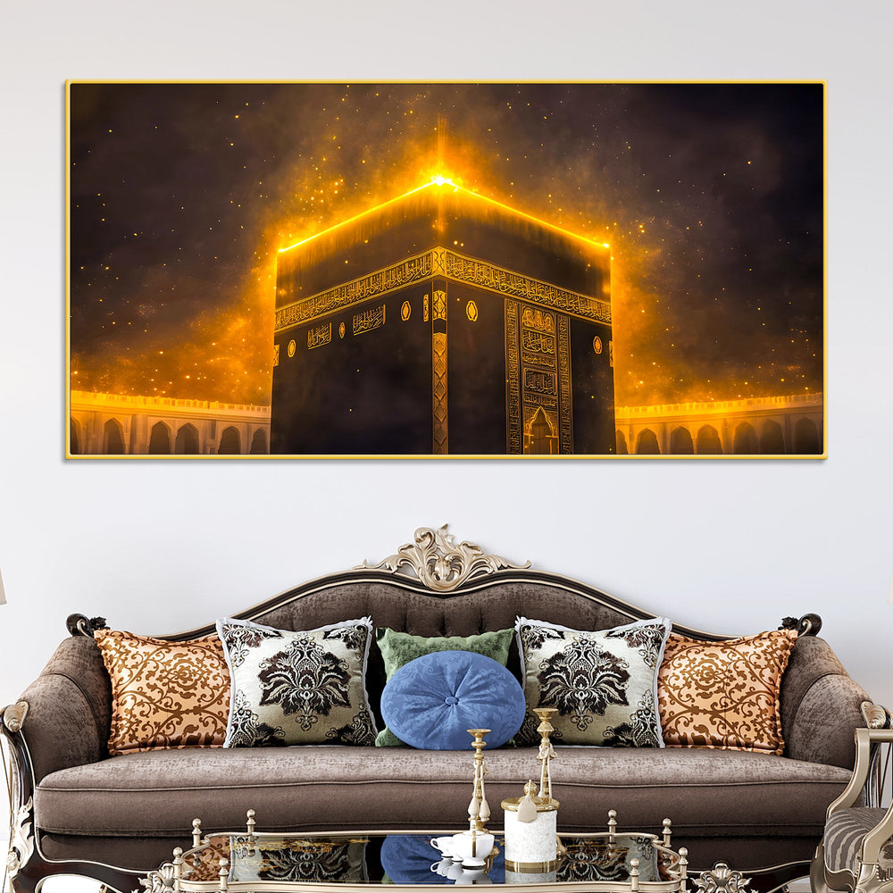 Islamic Kaaba Night Glow Wall Decor Painting
