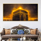 Islamic Kaaba Night Glow Wall Decor Painting