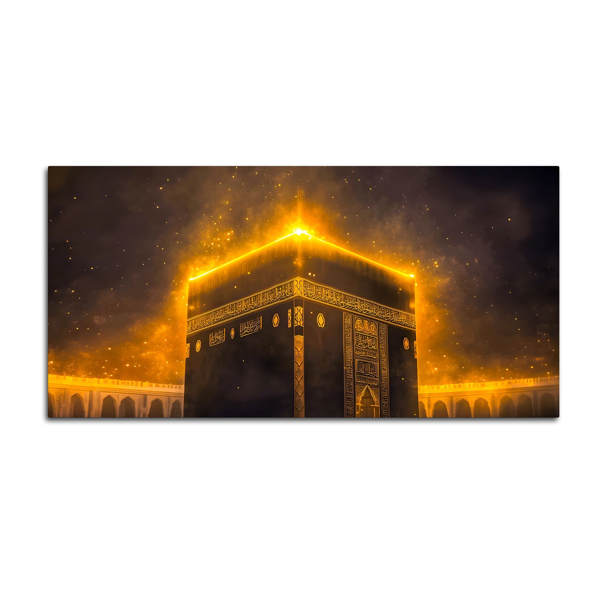Islamic Kaaba Night Glow Wall Decor Painting