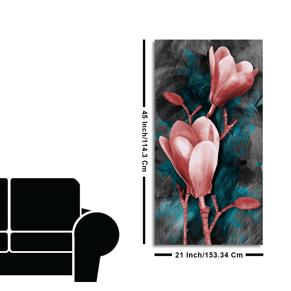 Tulips Flower Canvas Wall Hanging