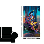 Lord Krishna With Flute Canvas Wall Painting