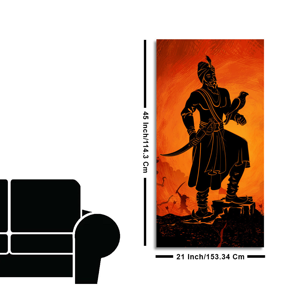 Guru Gobind Singh Canvas Wall Painting