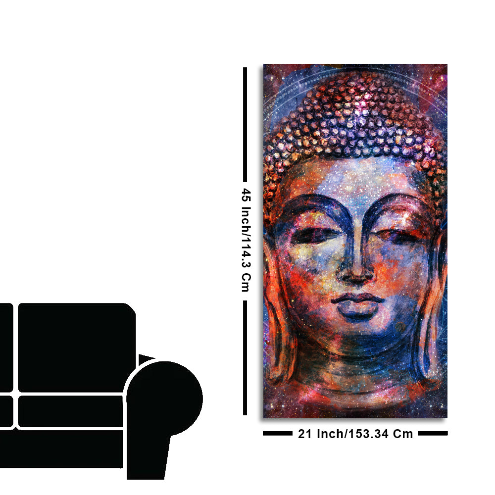 Head of Gautam Buddha Canvas Wall Painting