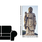 Statue of Gautam Buddha Canvas Wall Painting