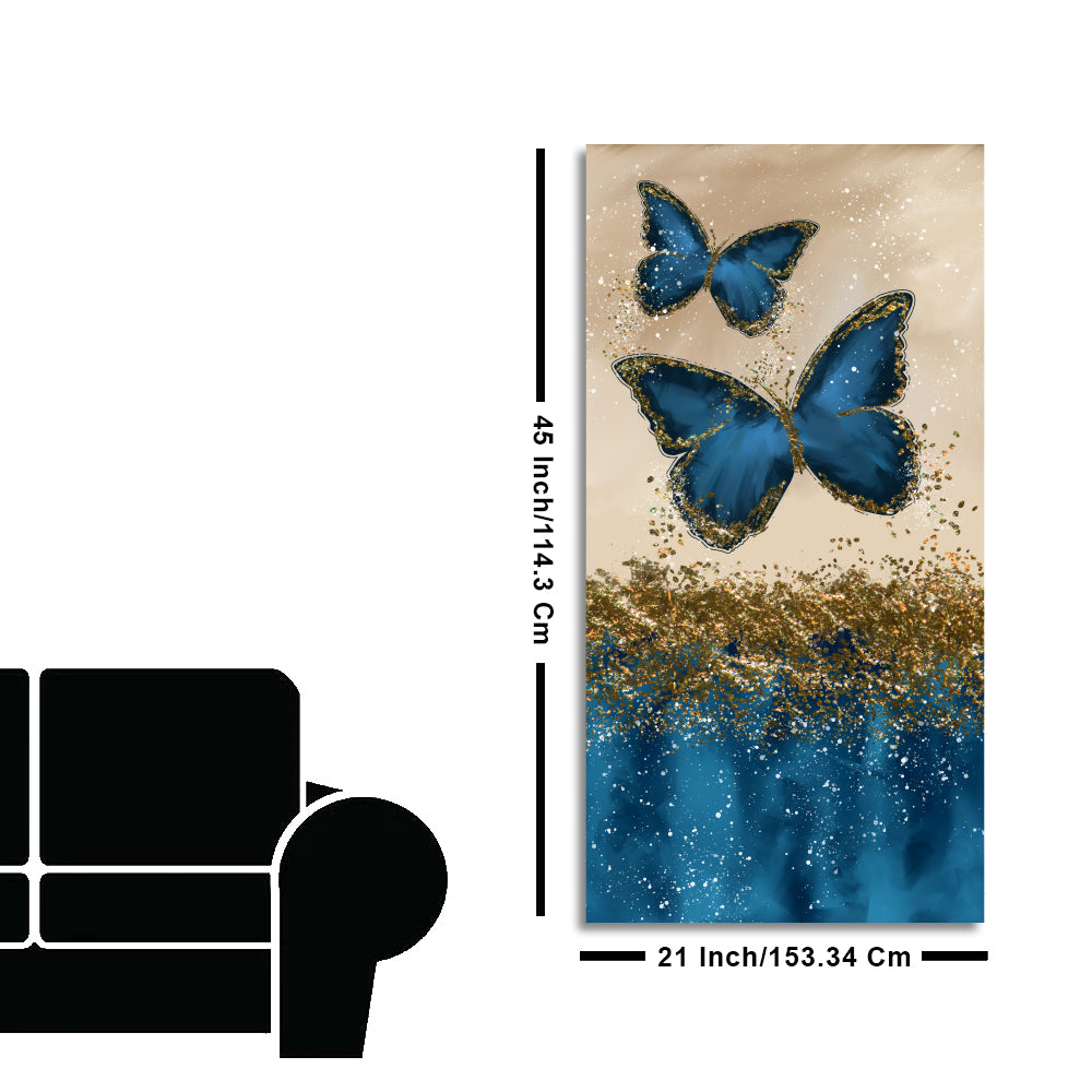 Beautiful Butterfly Premium Canvas Wall Painting
