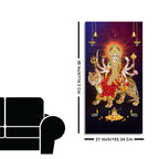 Maa Durga Spiritual Canvas Wall Painting