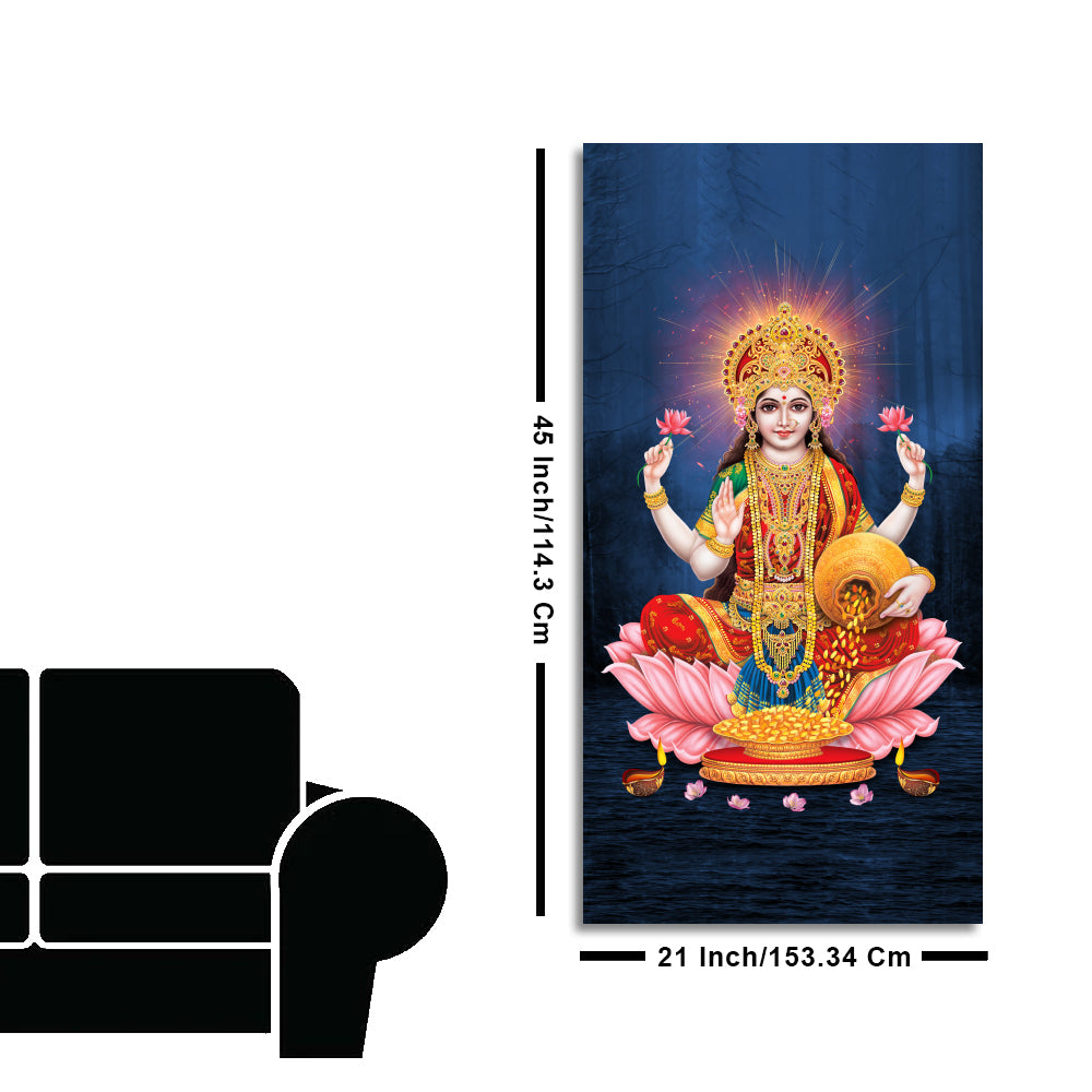 Shree Laxmi Mata Canvas Wall Painting