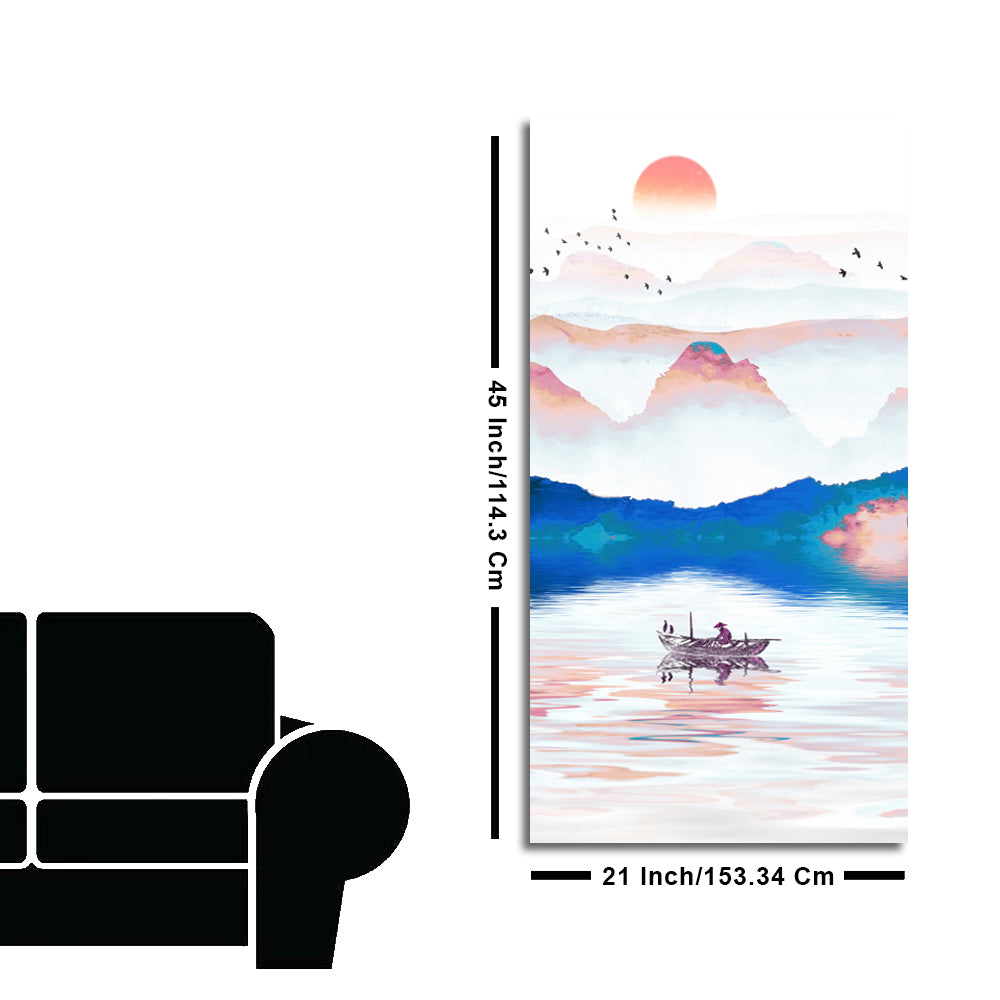 Beautiful Zen Life Scenery Premium Canvas Wall Painting