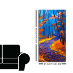 Beautiful Nature Wall Painting of Forest