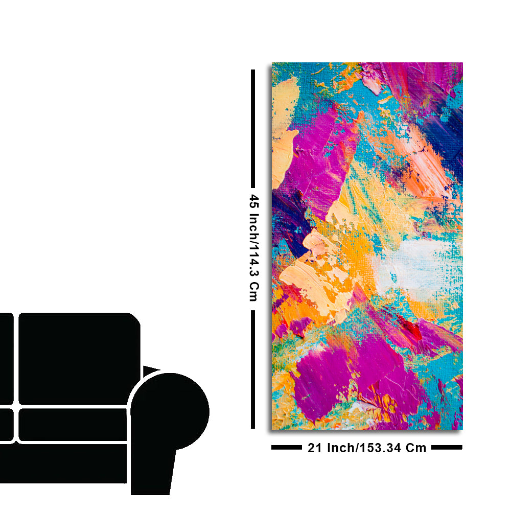 Abstract Colorful Modern Textured Art Premium Wall Painting